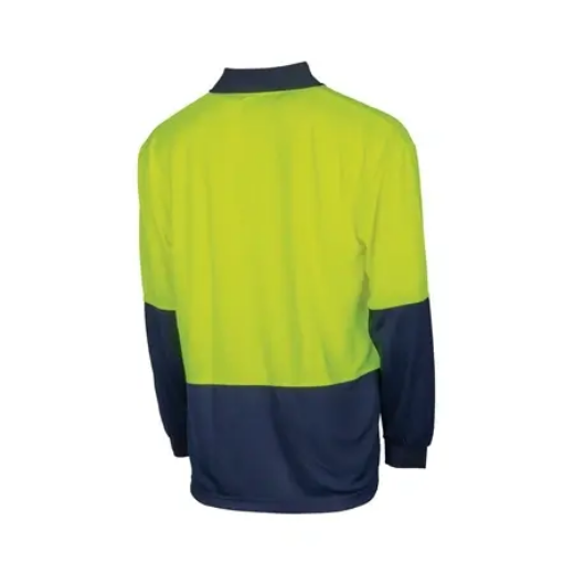 Picture of Tru Workwear, L/S Two Tone Hi-Vis Polo Shirt